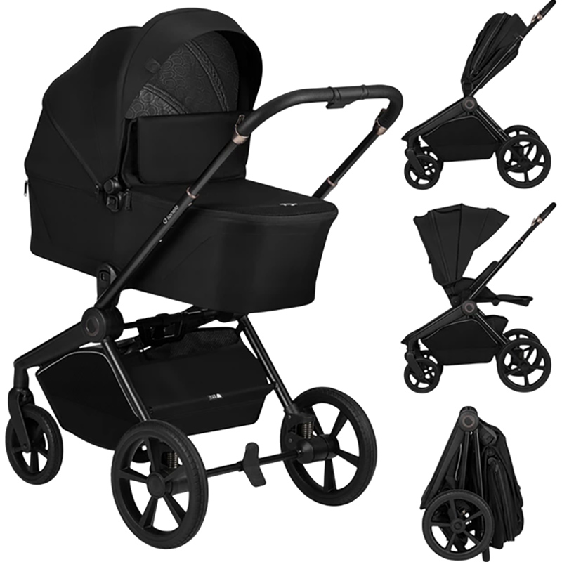 Візок універсальний 2 в 1 LIONELO Freya Black Onyx (LO-FREYA 2IN1 BLACK ONYX)