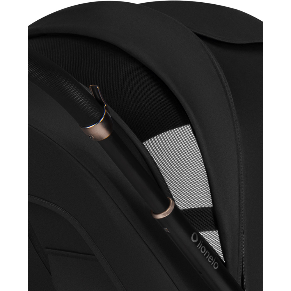 Зовнішній вигляд Візок універсальний 3 в 1 LIONELO Freya Black Onyx (LO-FREYA 3IN1 BLACK ONYX)