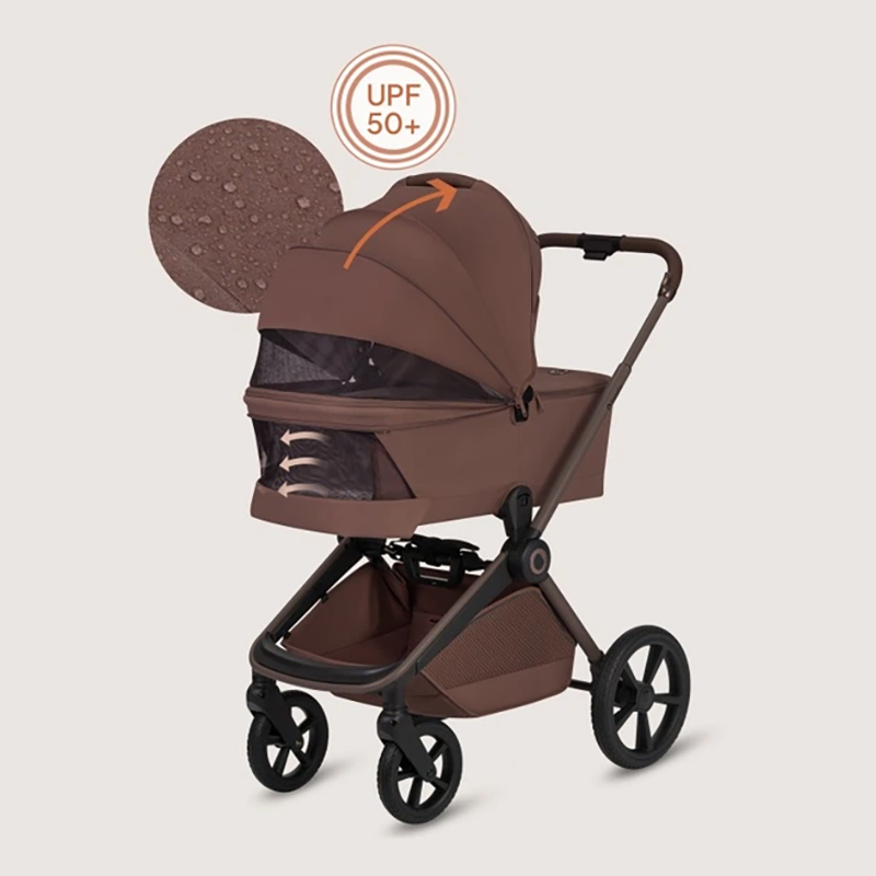 Зображення Візок універсальний 2 в 1 LIONELO Freya Brown Chocolate (LO-FREYA 2IN1 BROWN CHOCOLATE)