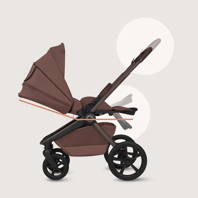 В Україні Візок універсальний 2 в 1 LIONELO Freya Brown Chocolate (LO-FREYA 2IN1 BROWN CHOCOLATE)