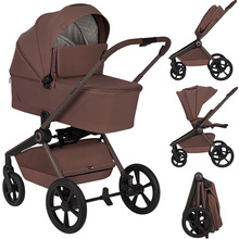 Візок універсальний 2 в 1 LIONELO Freya Brown Chocolate (LO-FREYA 2IN1 BROWN CHOCOLATE)