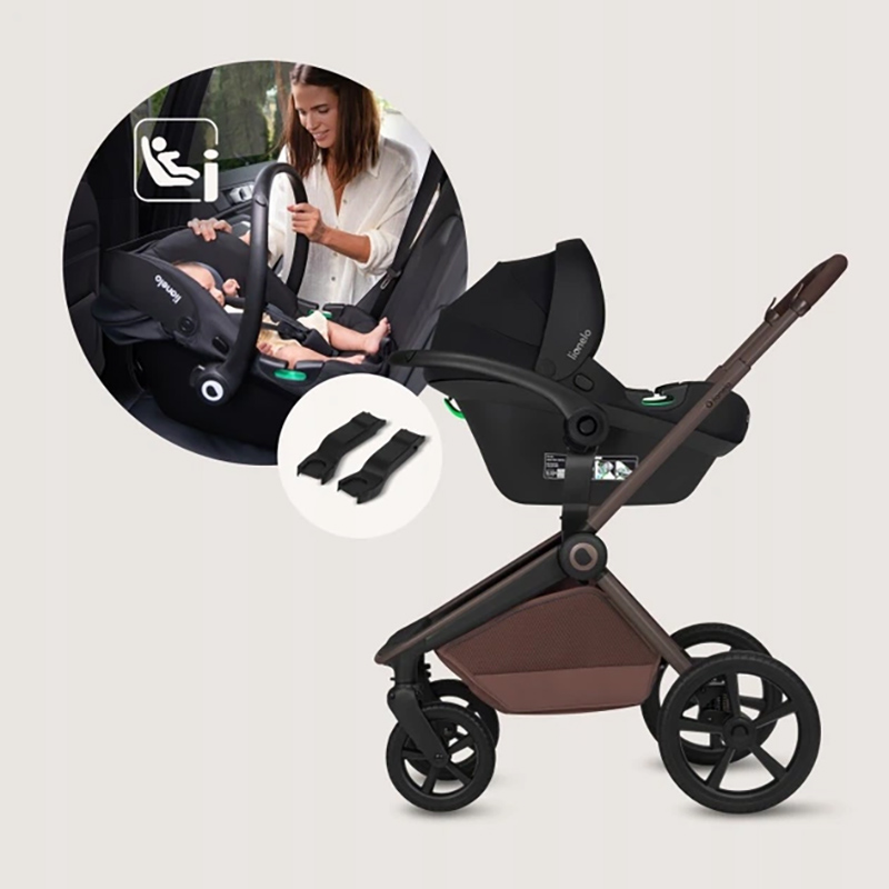 Коляска універсальна 3 в 1 LIONELO Freya Brown Chocolate (LO-FREYA 3IN1 BROWN CHOCOLATE) Стать для хлопчиків