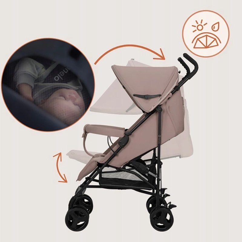 Фото Коляска прогулочная LIONELO Elia Beige Taupe (LO-ELIA BEIGE TAUPE)