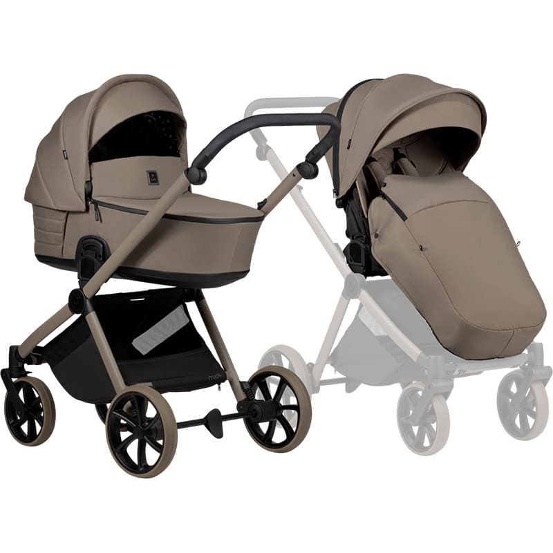 Заказать Коляска универсальная 2 в 1 TUTIS Mio3 plus ESSENTIAL Taupe Deep (1622078)
