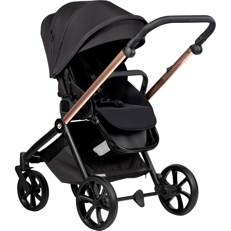 Внешний вид Коляска универсальная 2 в 1 TUTIS Mio3 plus BLACK EDITION Rose Gold (1622292)