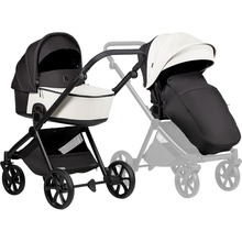 Коляска универсальная 2 в 1 TUTIS Mio3 plus LEATHER Silver Grey (1622200)