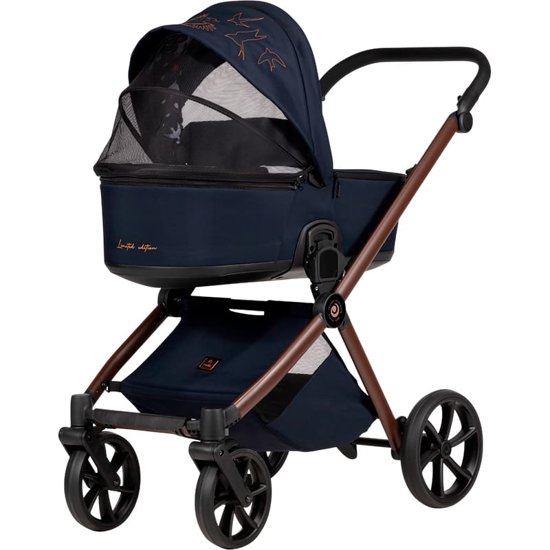 Заказать Коляска универсальная 2 в 1 TUTIS Mio3 plus LIMITED EDITION Midnight Swallow (1622015)