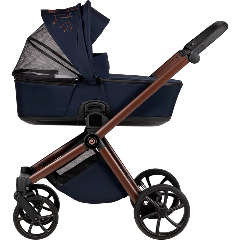 Фото Коляска универсальная 2 в 1 TUTIS Mio3 plus LIMITED EDITION Midnight Swallow (1622015)
