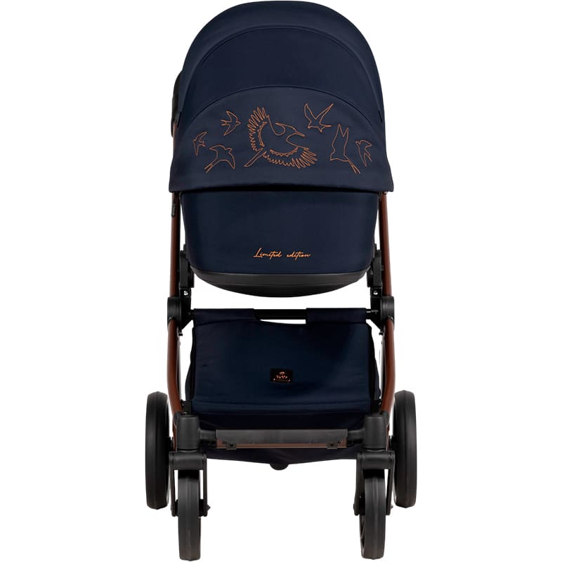 Коляска универсальная 2 в 1 TUTIS Mio3 plus LIMITED EDITION Midnight Swallow (1622015) Пол для девочек