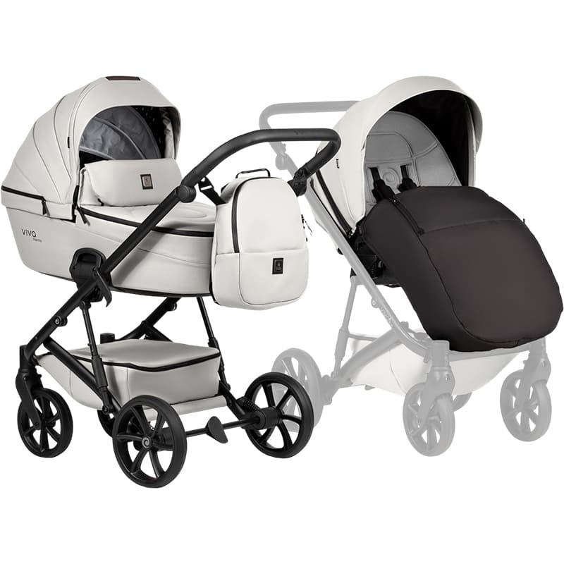 Покупка Коляска универсальная 2 в 1 TUTIS VIVA6 plus Leather Cloud (1612085)