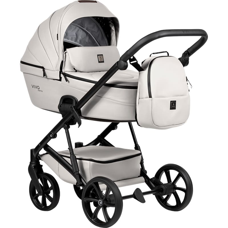 Коляска универсальная 2 в 1 TUTIS VIVA6 plus Leather Cloud (1612085) Количество мест одноместная