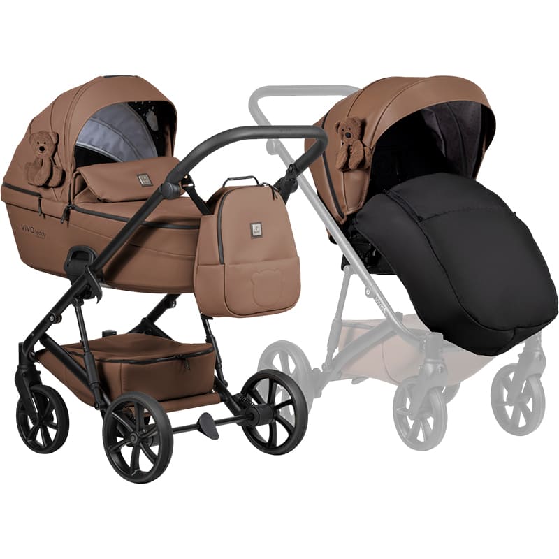 В Украине Коляска универсальная 2 в 1 TUTIS VIVA6 plus Teddy Biscuit Teddy (1612110)