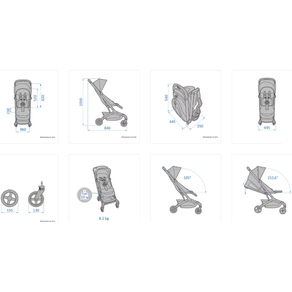 Замовити Коляска прогулянкова MAXI-COSI FAME CABIN Black Onyx (1141508110)