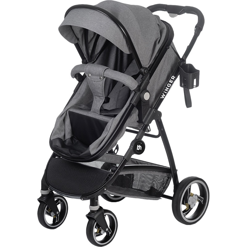 Дитяча коляска BABYHIT Winger Grey (73555) Тип універсальна 2 в 1