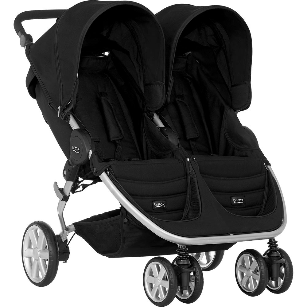 Прогулочная коляска для двойни Britax-Romer B-agile Double Cosmos Black Пол для девочек