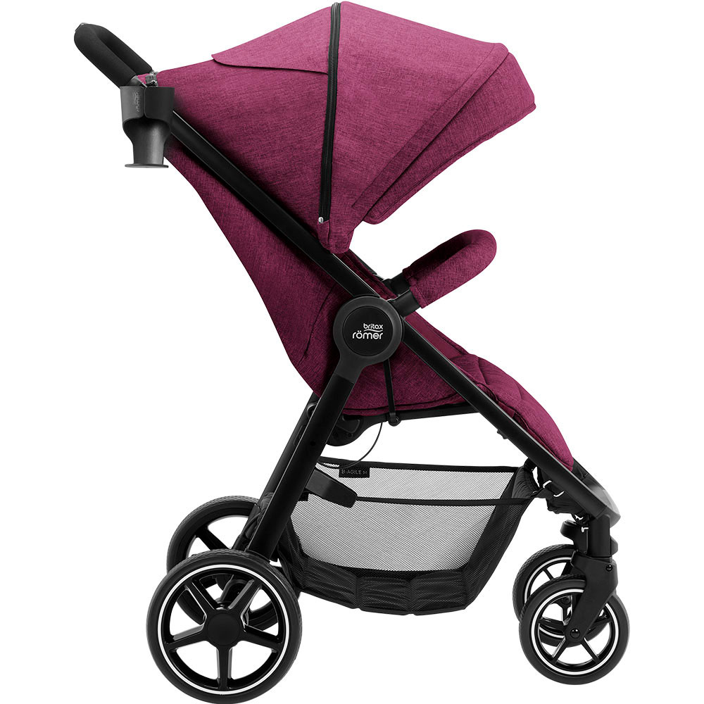 Прогулочная коляска Britax-Romer B-Agile M Cherry Wine Положения лицом к дороге