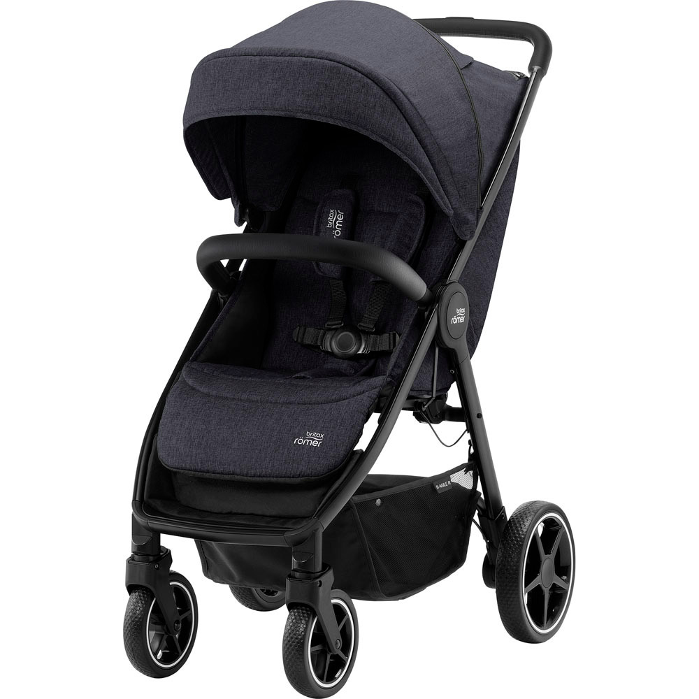 

Прогулочная коляска Britax-Romer B-Agile R Black Shadow/Black, Коляска B-AGILE R Black Shadow/Black