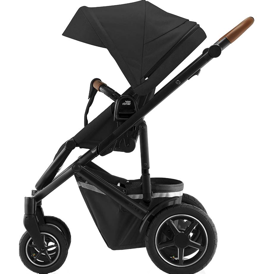 Коляска BRITAX-ROMER SMILE III Space Black / Brown Handle Тип прогулочная