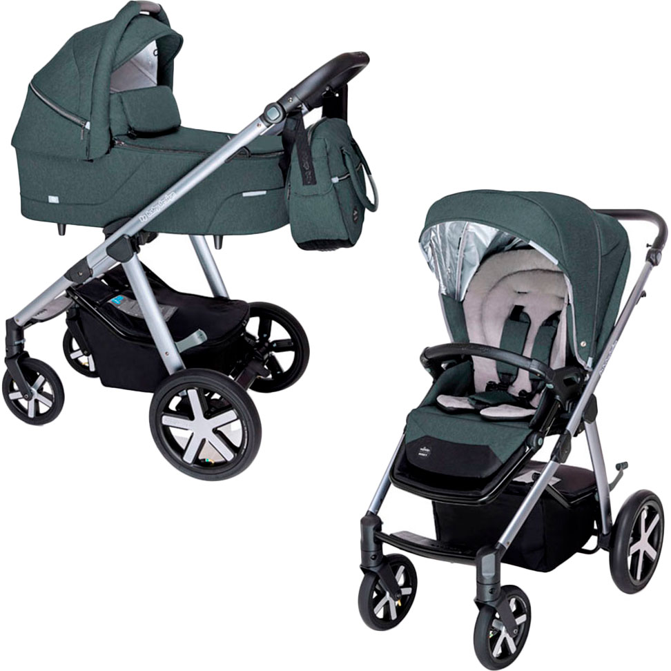 

Коляска BABY DESIGN Husky NR 17 GRAPHITE, Коляска Husky NR 17 GRAPHITE