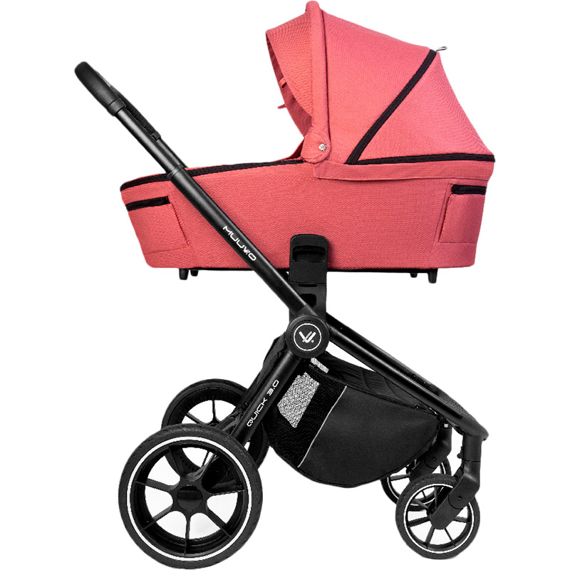 

Коляска универсальная 2 в 1 MUUVO Quick 3.0 Pure Pink (2005000000089), Коляска 2в1 Quick 3.0 Pure Pink