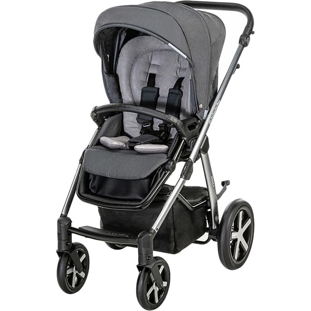 

Коляска универсальная 2 в 1 Baby Design HUSKY XL 217 GRAPHITE (204838), Коляска HUSKY XL 217 GRAPHITE