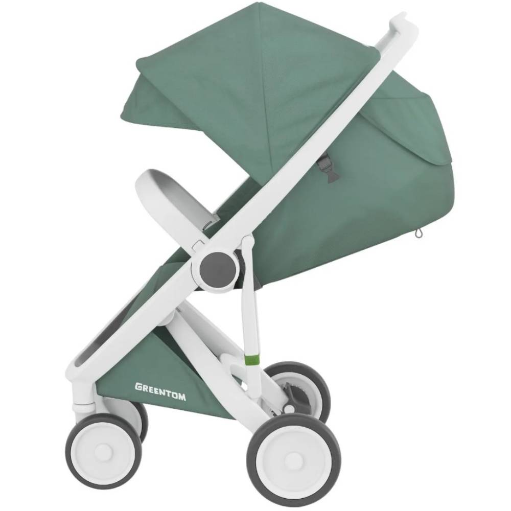 Прогулочная коляска GREENTOM Classic Sage-White (8719323770836) Пол для девочек