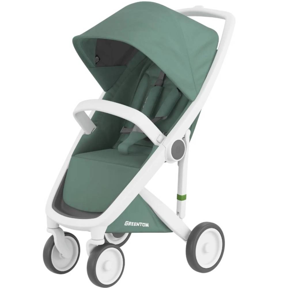 Прогулянкова коляска GREENTOM Classic Sage-White (8719323770836)