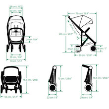 Прогулочная коляска Greentom Classic Grey-Black (8718858972210)