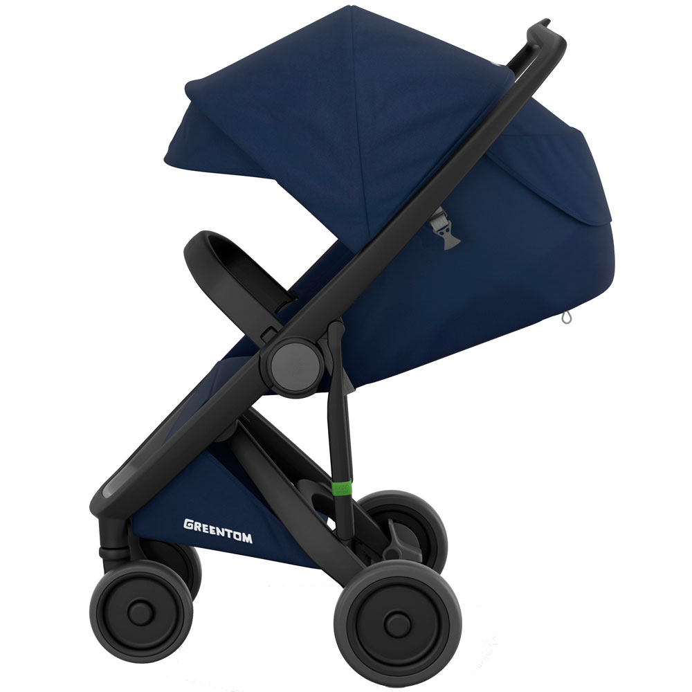 Прогулянкова коляска Greentom Classic Blue-Black (8718858972210) Стать для хлопчиків