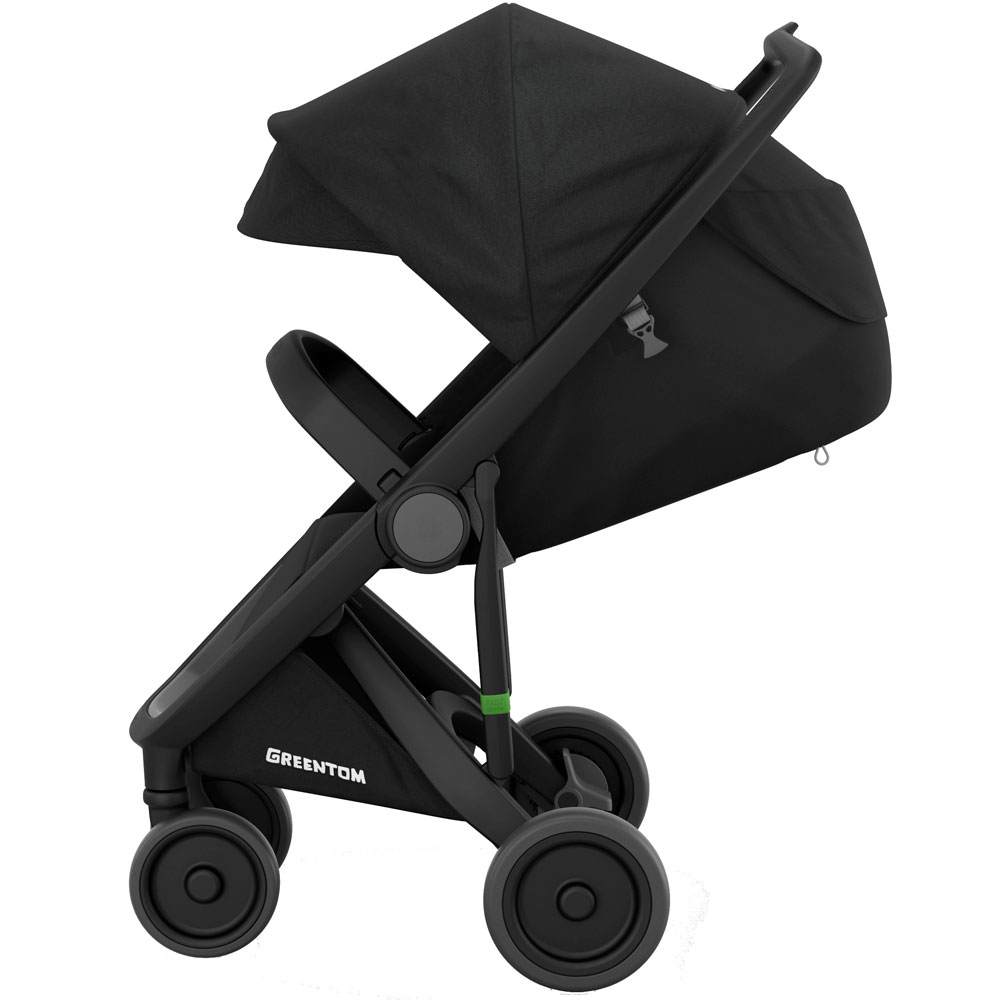 Фото Прогулянкова коляска Greentom Classic Black-Black (8718858972241)