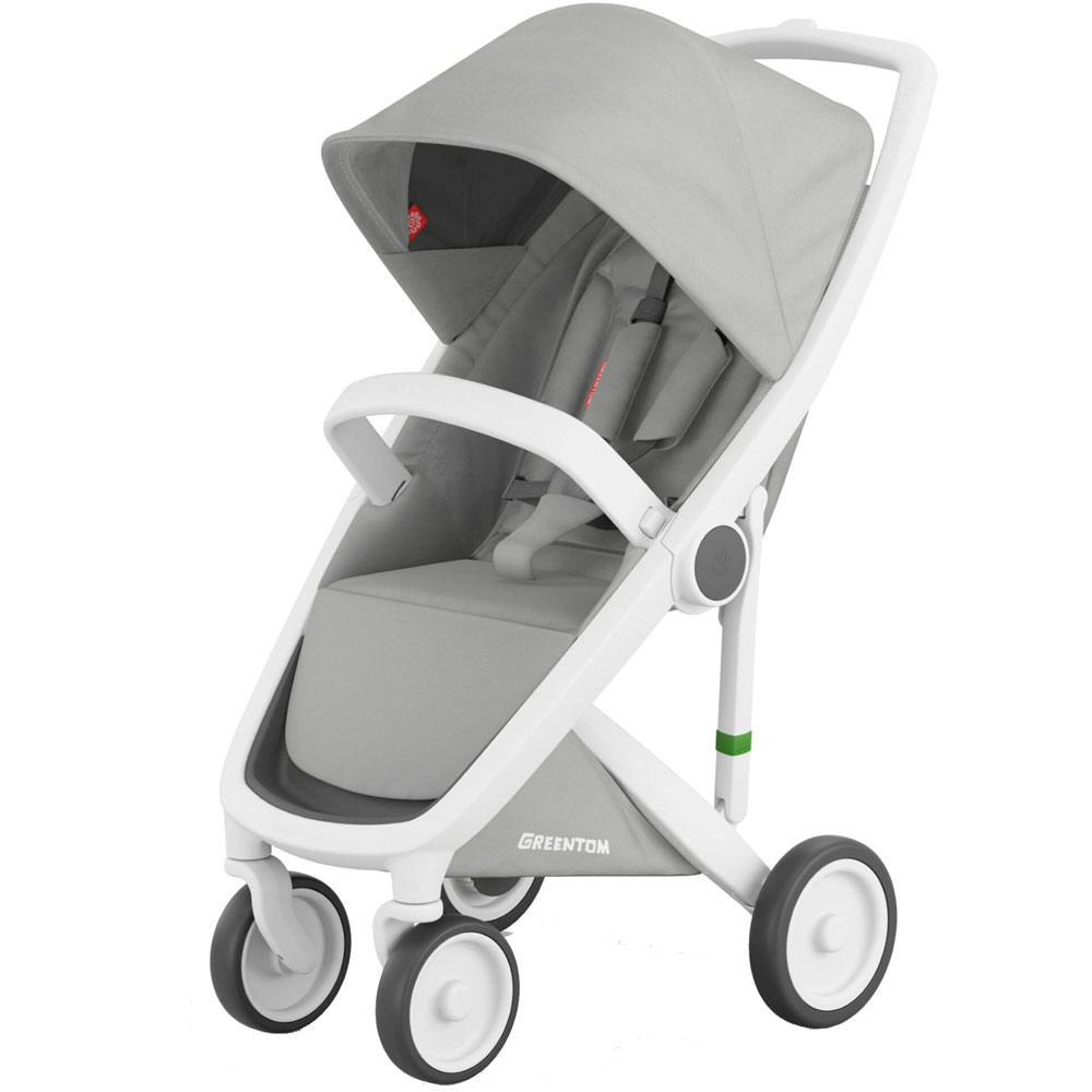 Прогулянкова коляска Greentom Classic Grey-White (8718858972302)