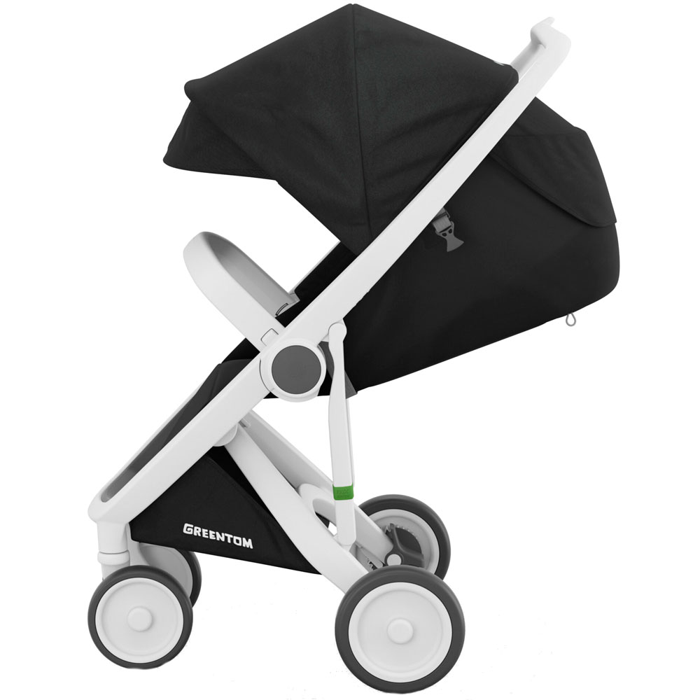 Прогулочная коляска Greentom Classic Black-White (8718858972340) Тип прогулочная