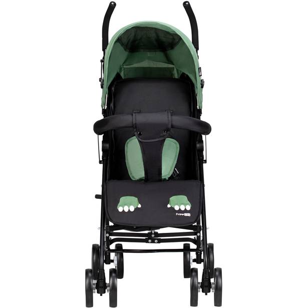 Прогулочная коляска FREEON Simple Black- Dark Green (48563) Положения лицом к дороге