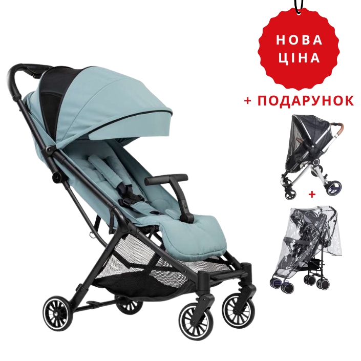 Прогулянковий візок FREEON RENO dusty green (49300) Тип прогулянкова