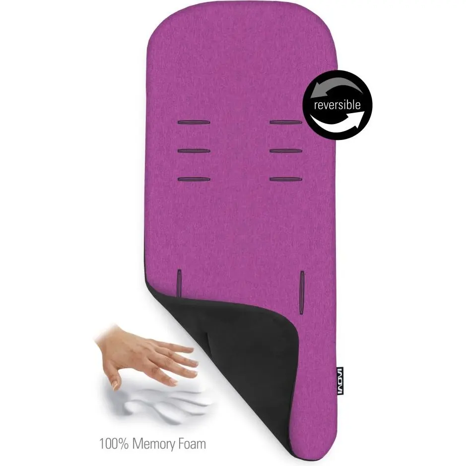 Вкладиш у візок Bumprider Inovi Memory Foam Black-Purple (41201-217) Стать для дівчаток