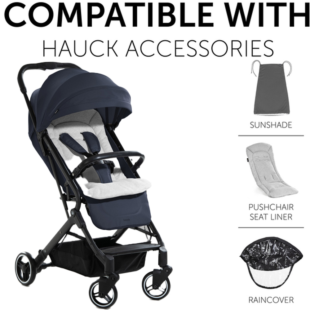 Візок прогулянковий HAUCK Travel N Care Dark Navy Blue (16016-9) Положення обличчям до дороги