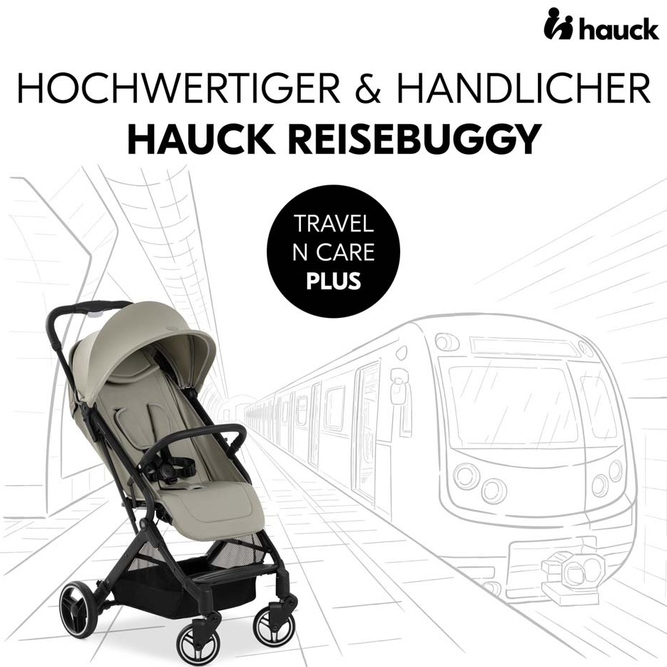 Фото Прогулянковий візок HAUCK Travel N Care Plus Hazelnut (16026-8)