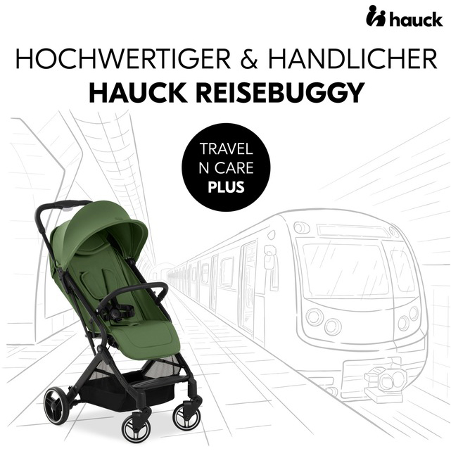 Прогулянковий візок HAUCK Travel N Care Plus Green (16027-5) Стать для хлопчиків