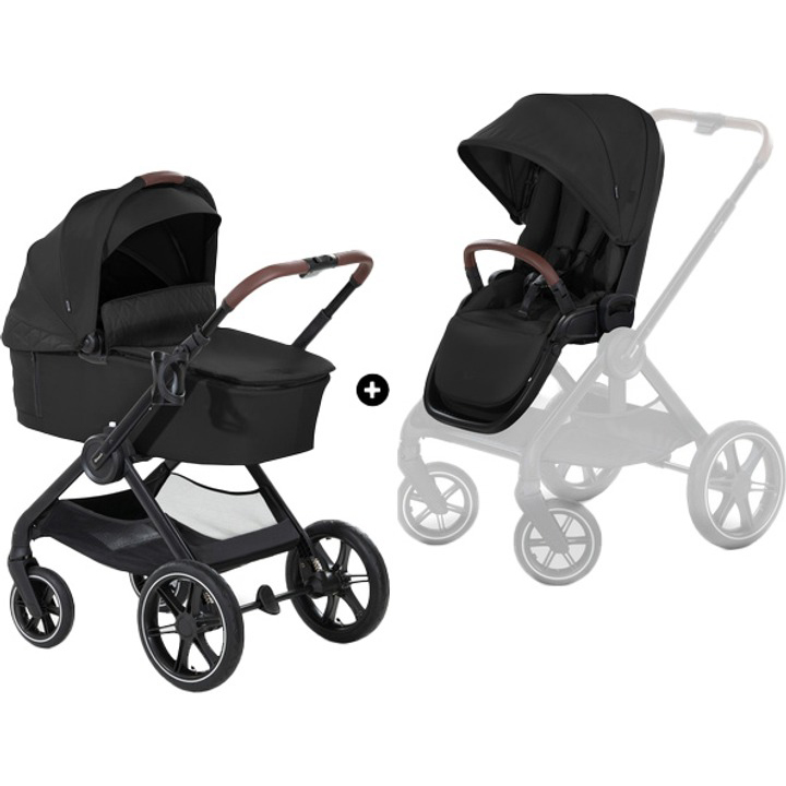 Коляска универсальная 2 в 1 HAUCK Walk N Care Air Black (16547-8)