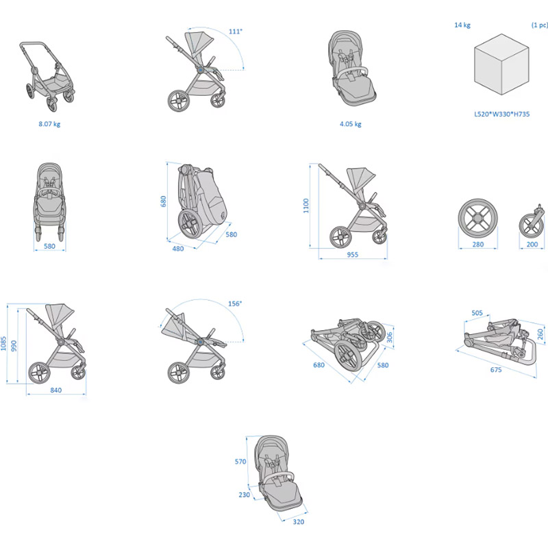 Покупка Прогулянкова коляска MAXI-COSI Oxford Essential Graphite (1150750110)