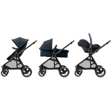 Коляска універсальна 2 в 1 MAXI-COSI ZELIA3 DUO Essential Black + Автокрісло CabrioFix i-Size (1930672110)