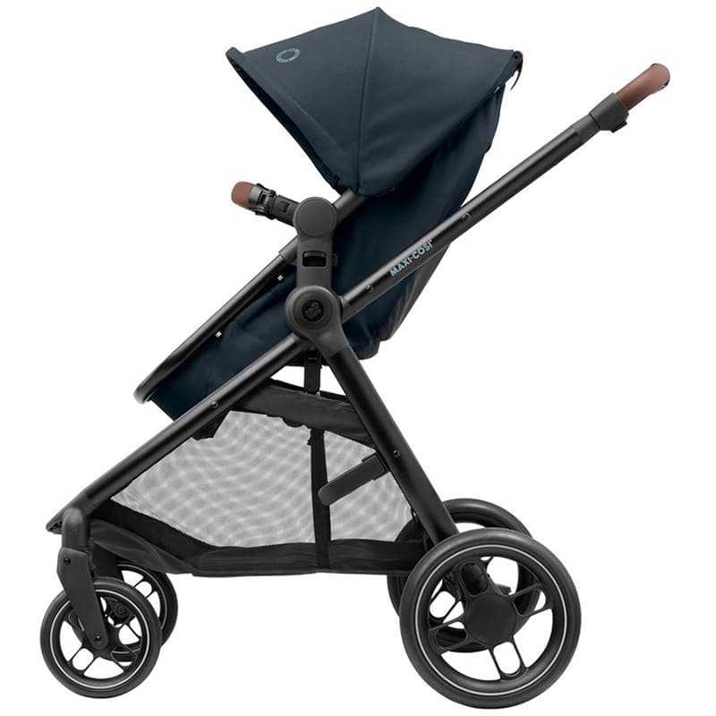 Зображення Коляска універсальна 2 в 1 MAXI-COSI ZELIA3 DUO Essential Black + Автокрісло CabrioFix i-Size (1930672110)