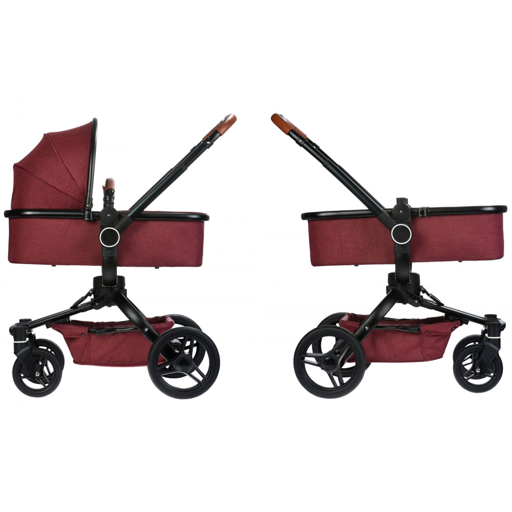 Дитяча коляска MIQILONG V baby X159 Dark red (X159-05) Количество мест одноместная