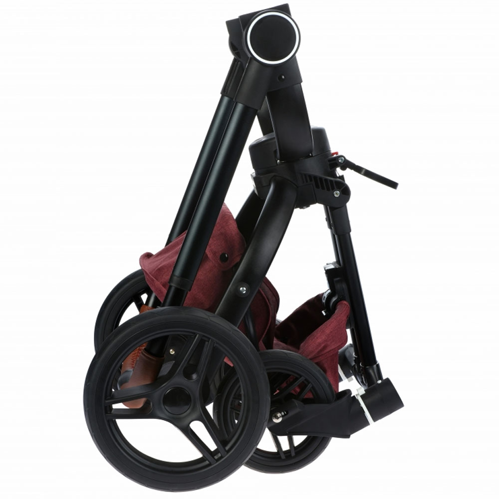 В Украине Дитяча коляска MIQILONG V baby X159 Dark red (X159-05)