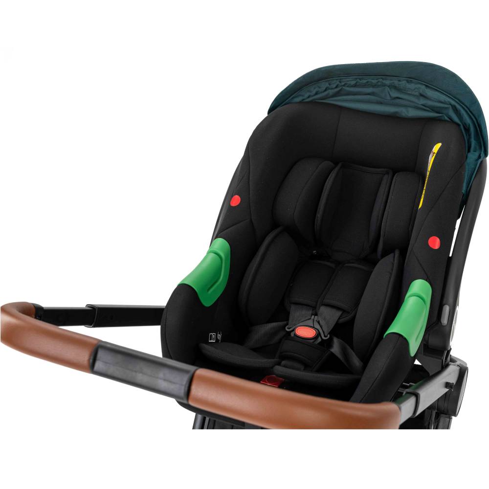 В Фокстрот Коляска универсальная 3 в 1 FREEON JOY Dark Green (49669)