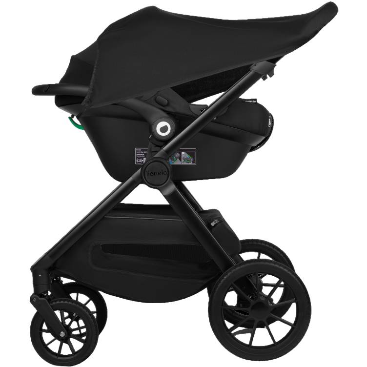 Візок універсальний LIONELO 3 в 1 LAYLA 3IN1 BLACK ONYX (LO-LAYLA 3IN1 BLACK ONYX) Стать для дівчаток