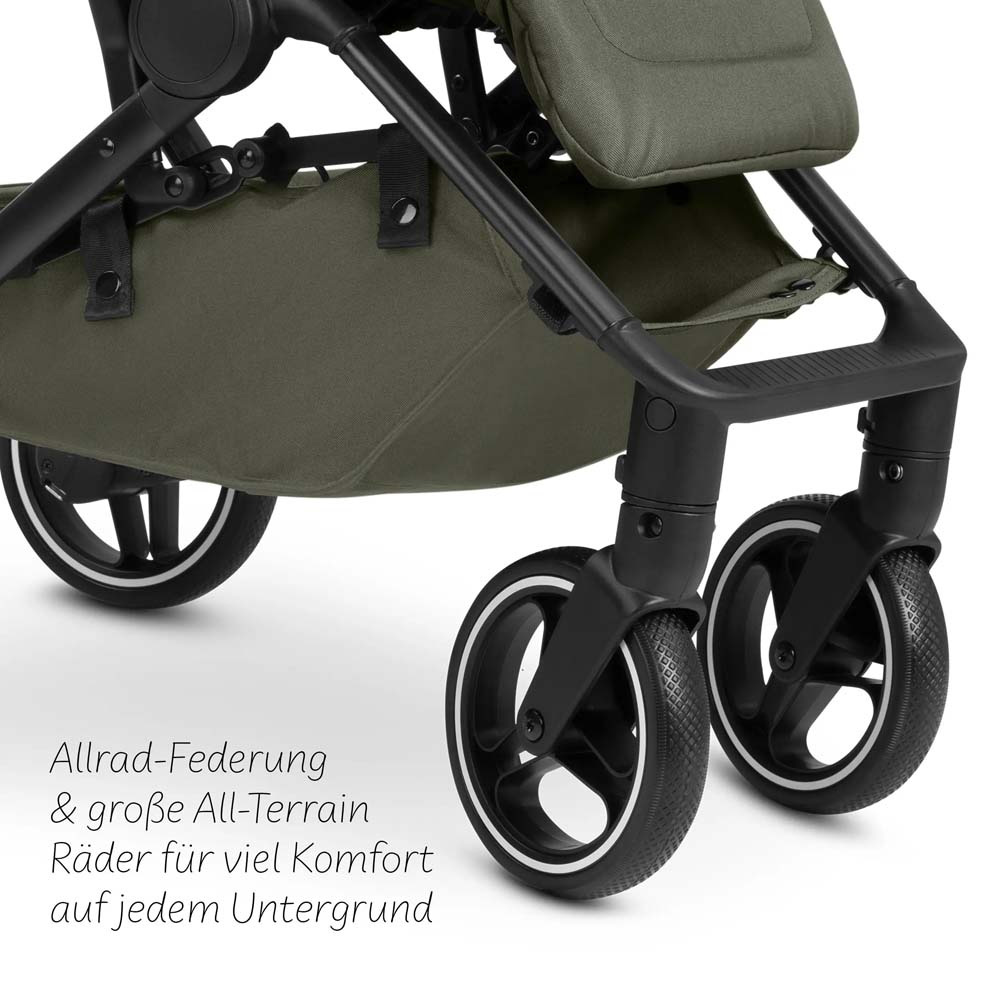 Коляска прогулочная ABC DESIGN Ping 3 Trekking Coal Black (12004982517) Положения лицом к дороге