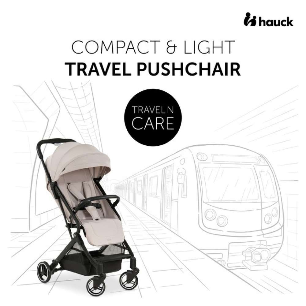 Візок прогулянковий HAUCK Travel N Care Beige (16015-2) Тип прогулянкова