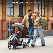 Коляска прогулочная KINDERKRAFT Trig 3 Granite Grey KSTRIG03GRY0000 (5902533924844)