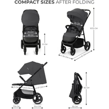 Коляска прогулочная KINDERKRAFT Trig 3 Granite Grey KSTRIG03GRY0000 (5902533924844)